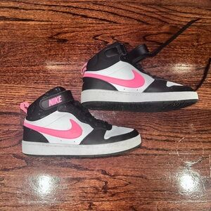 Nike Black and Pink Athletic Shoes